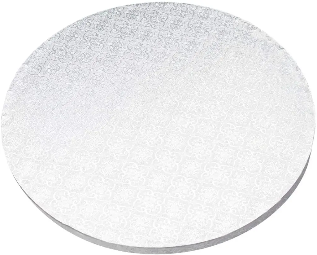 Cake drums - Spec101 Round Cake Drums, 12 Inch - 12pk White Cake Drum Boards with 1/2-Inch Thick Smooth-Edges - Image 1