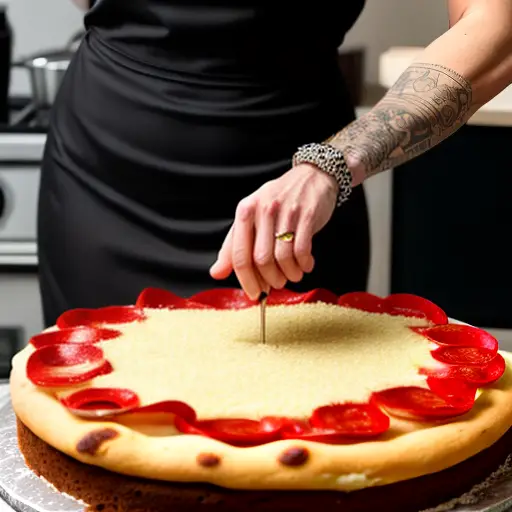 How Do You Make A Pizza Cake