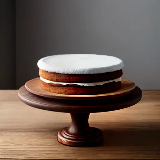 How To Make A Cake Stand Out Of Wood