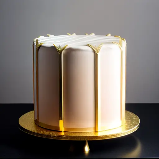 How To Make A Gold Cake