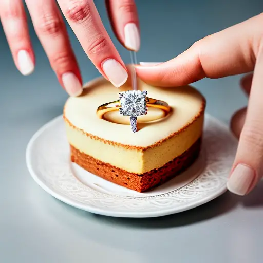 How To Make An Engagement Ring Box Cake
